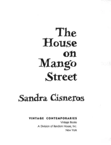 The House on Mango Street PDF